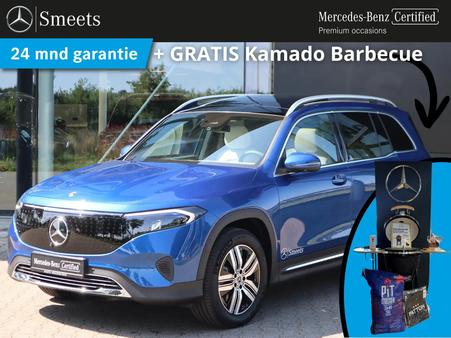 Mercedes-Benz EQB 250 250+ AMG Line LIMITED 71 kWh Modrá - 1