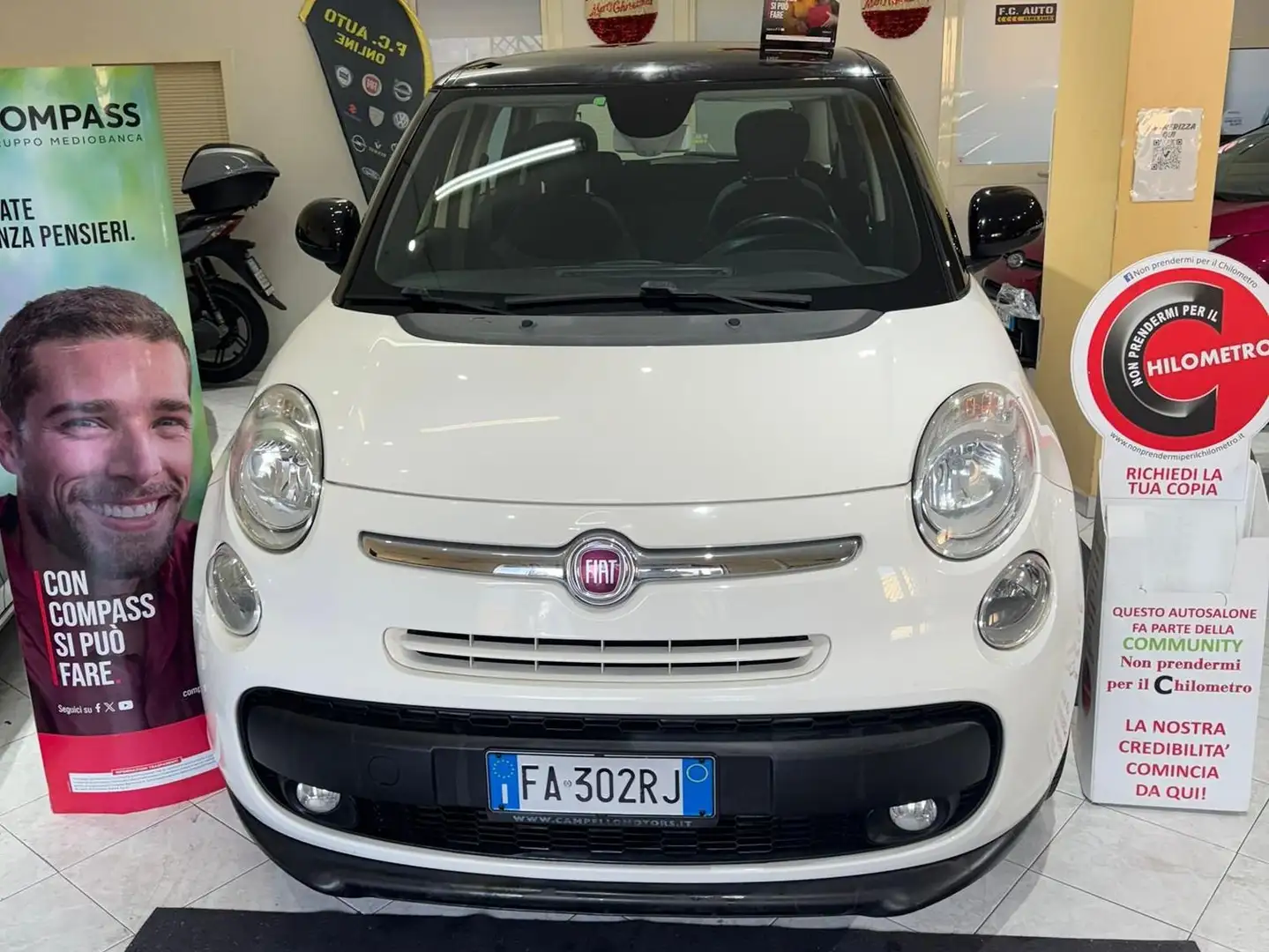 Fiat 500L 500L 2012 1.4 tjt Lounge Gpl 120cv Blanc - 1