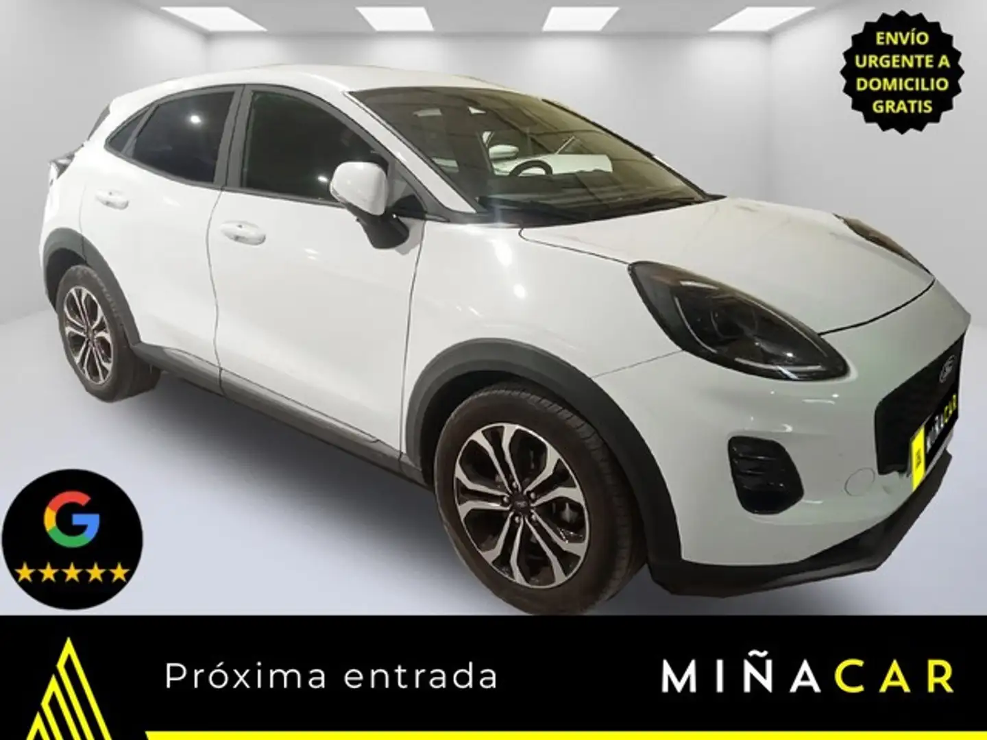 Ford Puma 1.0 EcoBoost MHEV Titanium Aut. 125 Blanco - 1