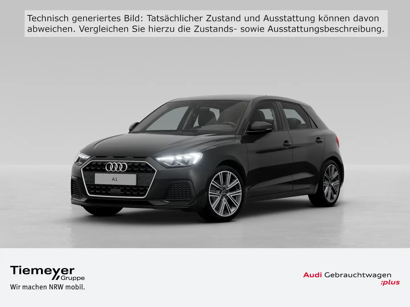 Audi A1 30 TFSI ADVANCED LED NAVI+ ACC VIRT Noir - 1