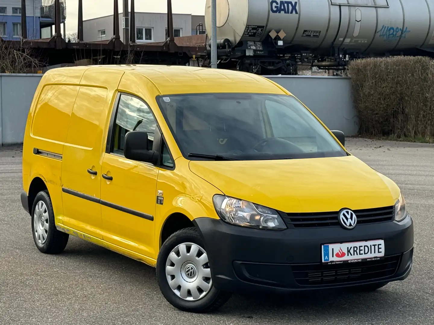 Volkswagen Caddy 2.0TDI*Maxi*Lang*Öamtc-1.Besitz*8.000€Netto* Gelb - 2