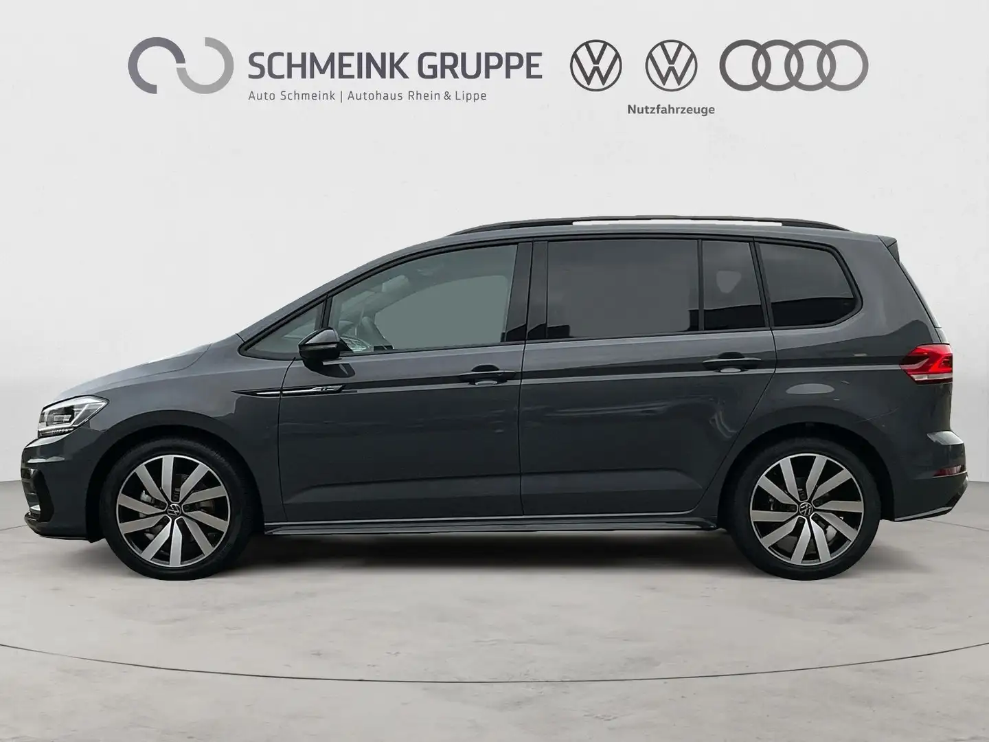 Volkswagen Touran Highline 2.0 TDI DSG AHK Navi Pano Kamera Grau - 2