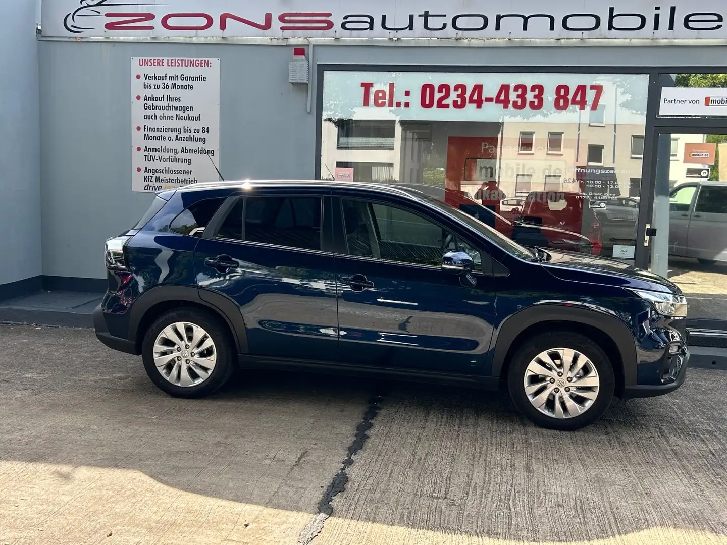Suzuki (SX4) S-Cross Hybrid Autom.+CarPlay+LED+SHZ+DAB+ Bleu - 1