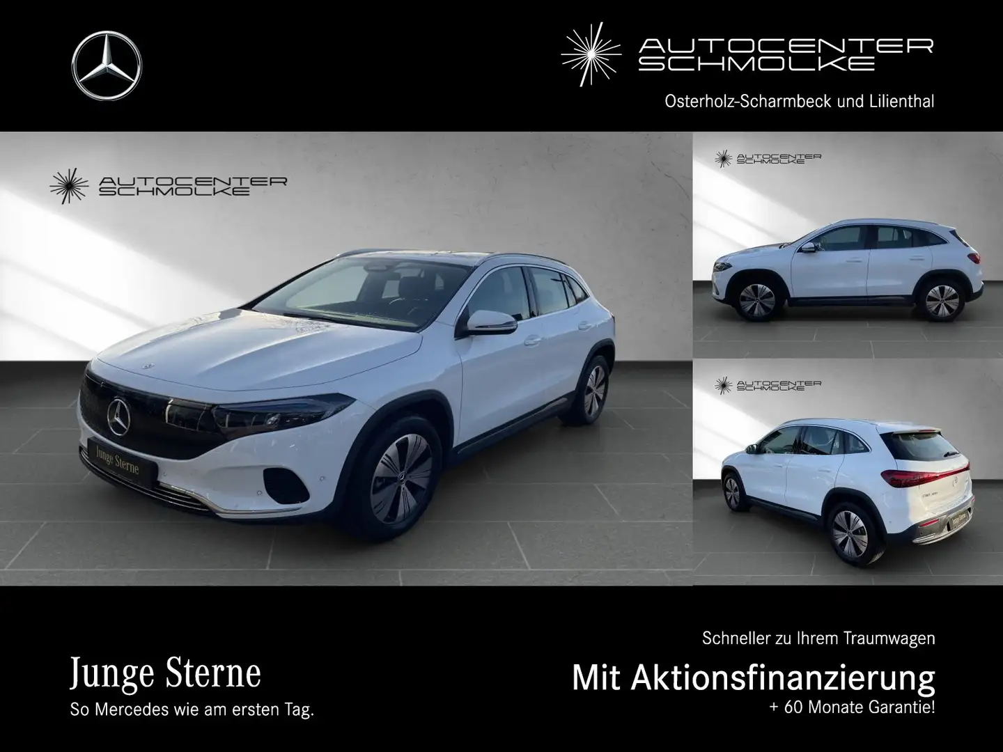 Mercedes-Benz EQA 300 EQA 300 4M ADVANCED AHK*PRE-SAFE*RFK*TOTWINKEL* Weiß - 1