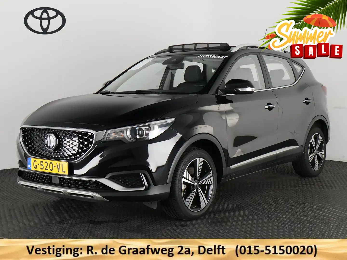 MG ZS MG EV Luxury 45 kWh | 89% accuconditie | Leder | S Zwart - 1