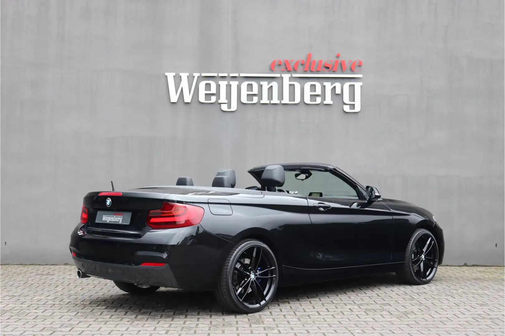 BMW 220 2-serie Cabrio 220i M Sport Leer 19" Noir - 2