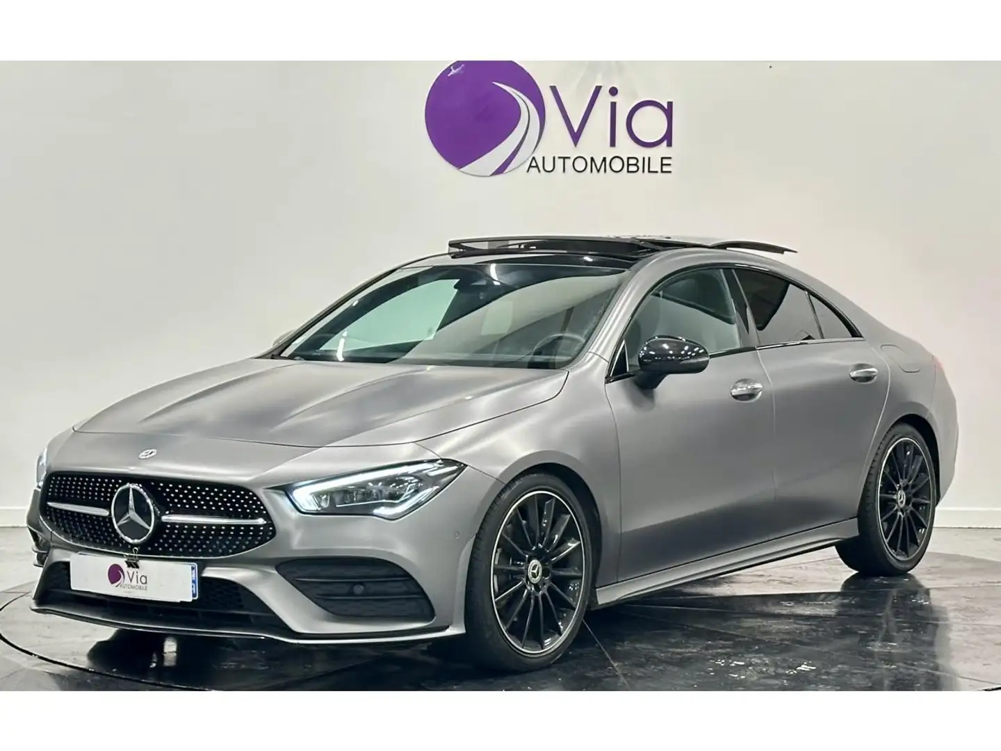 Mercedes-Benz CLA 200 200D 200 D 150 AMG LINE / MAGNO DESIGNO / TOIT OUVRANT Gris - 1