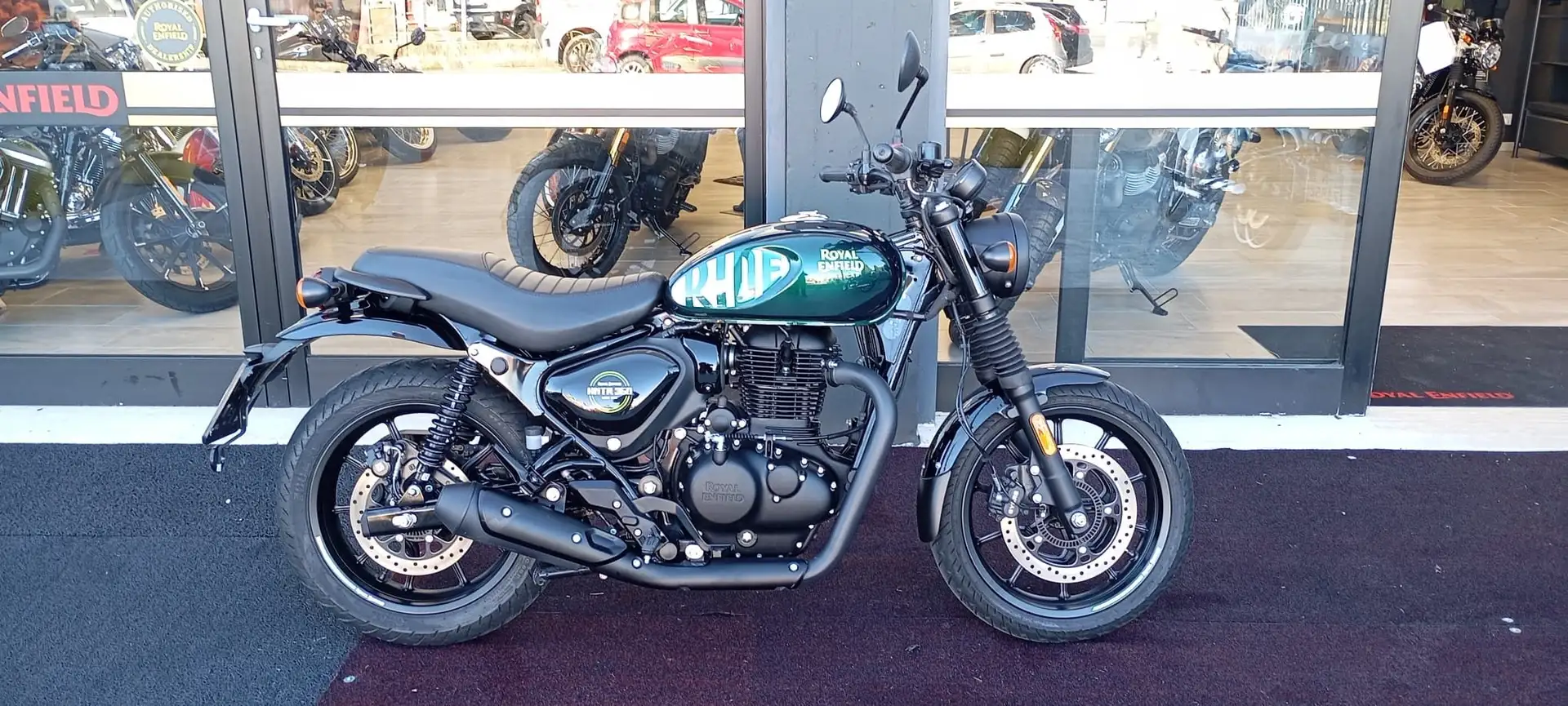 Royal Enfield HNTR350 DAPPER GREEN 2025 Vert - 2