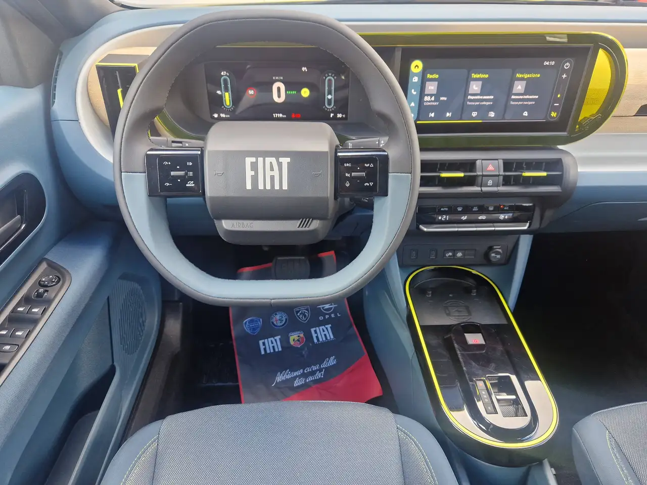 Fiat Grande Panda ELETTRICA 44 kWh 113cv La Prima KM 1.719-GIALLO LIMONE, миниатюра 16