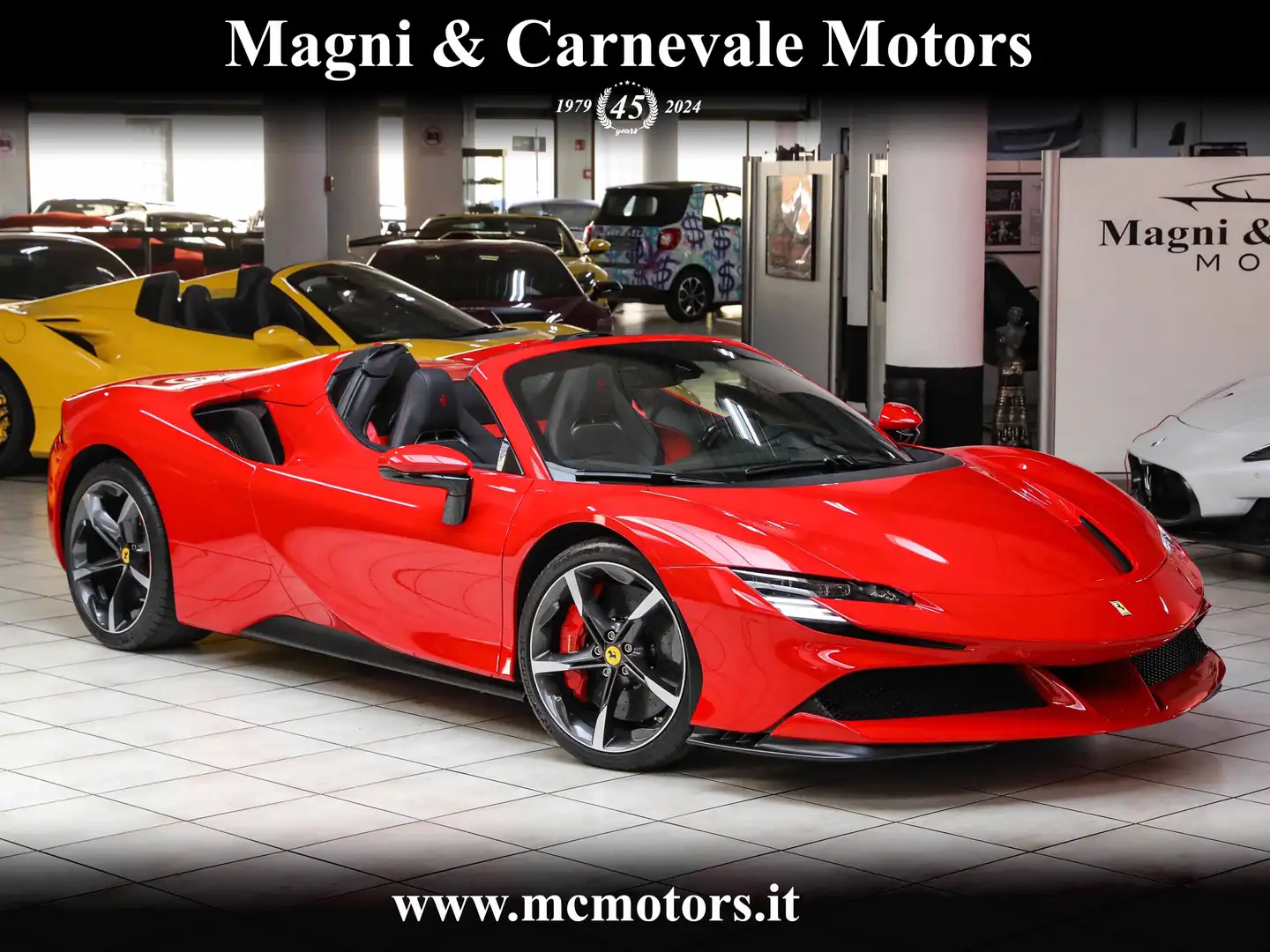 Ferrari SF90 Spider |LIFT SYS|CARBON|LEDS|DAYTONA SEATS|HI-FI|CAMERA Rouge - 1