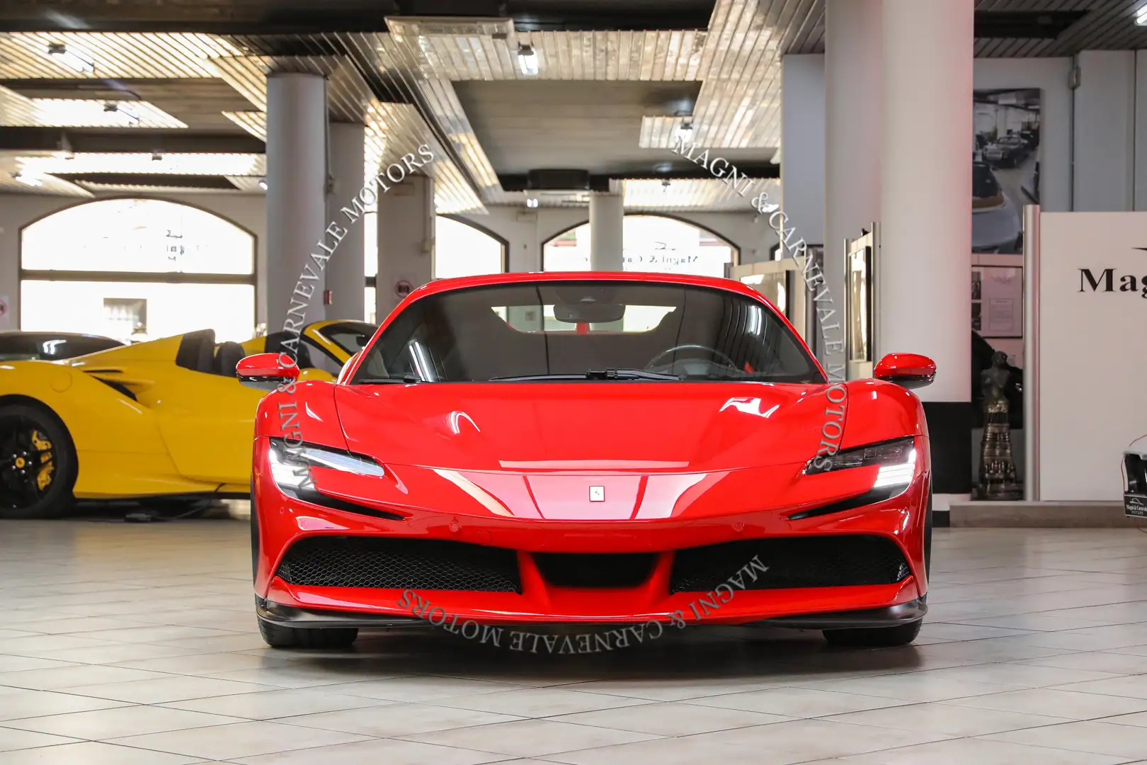 Ferrari SF90 Spider |LIFT SYS|CARBON|LEDS|DAYTONA SEATS|HI-FI|CAMERA Rouge - 2