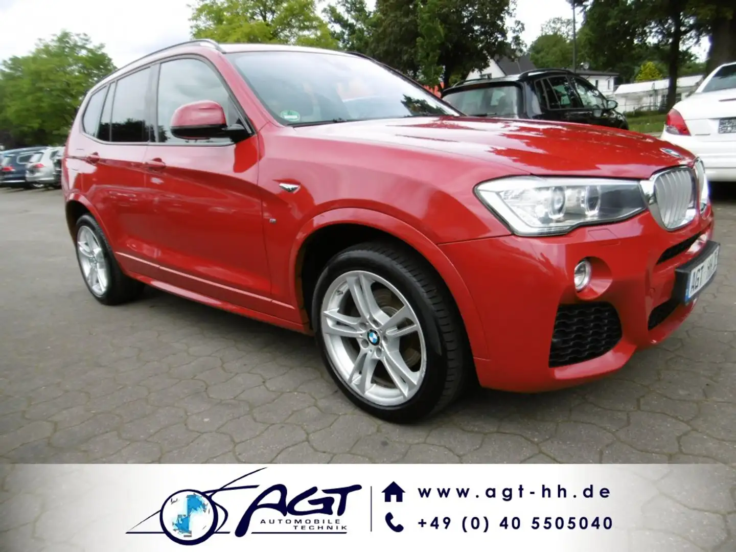 BMW X3 xDrive 30dA M-Paket Navi Panorama Xenon AHK Rot - 1