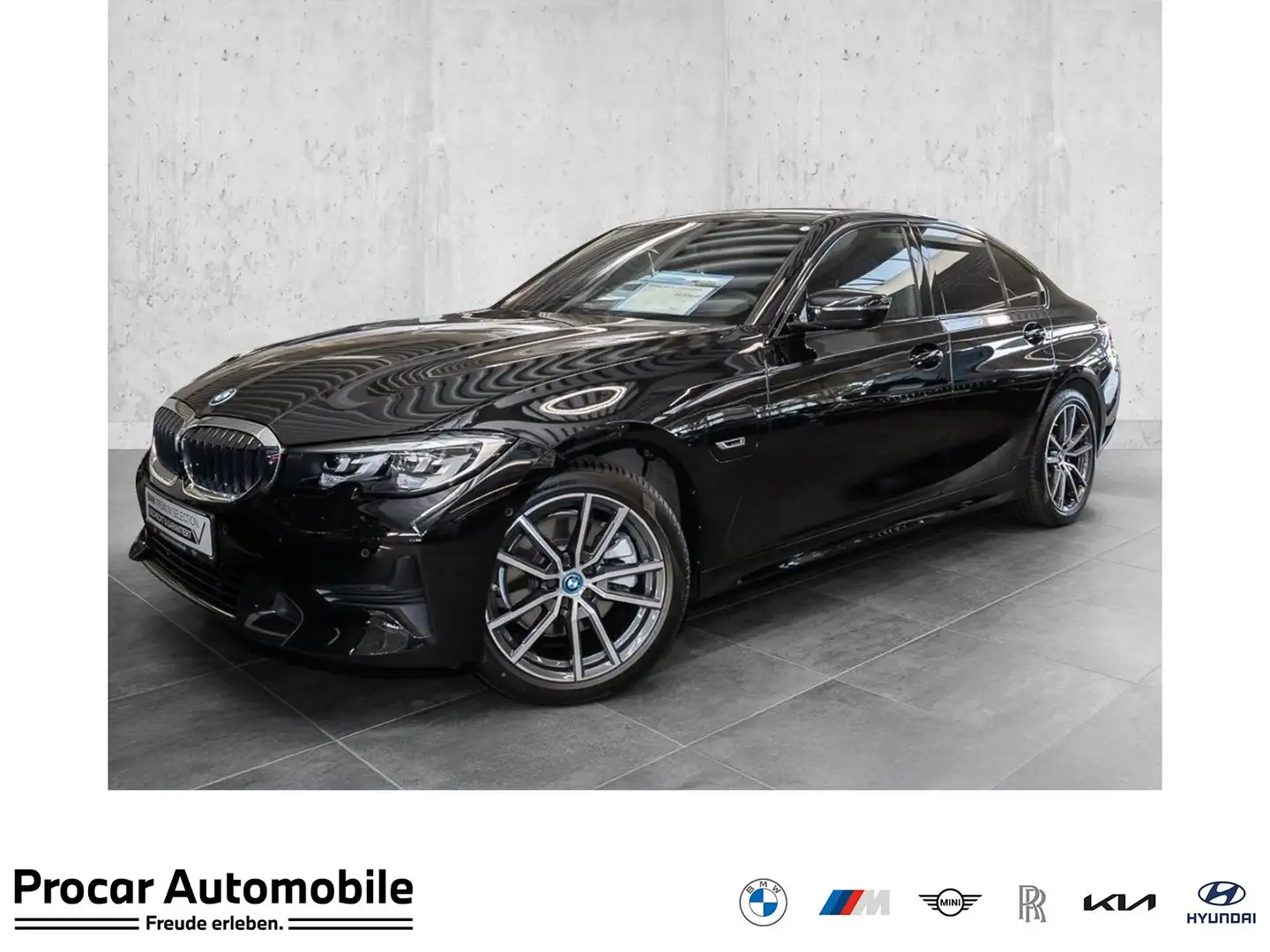 BMW 320 e DAB LED RFK Klimaaut. PDC Noir - 1