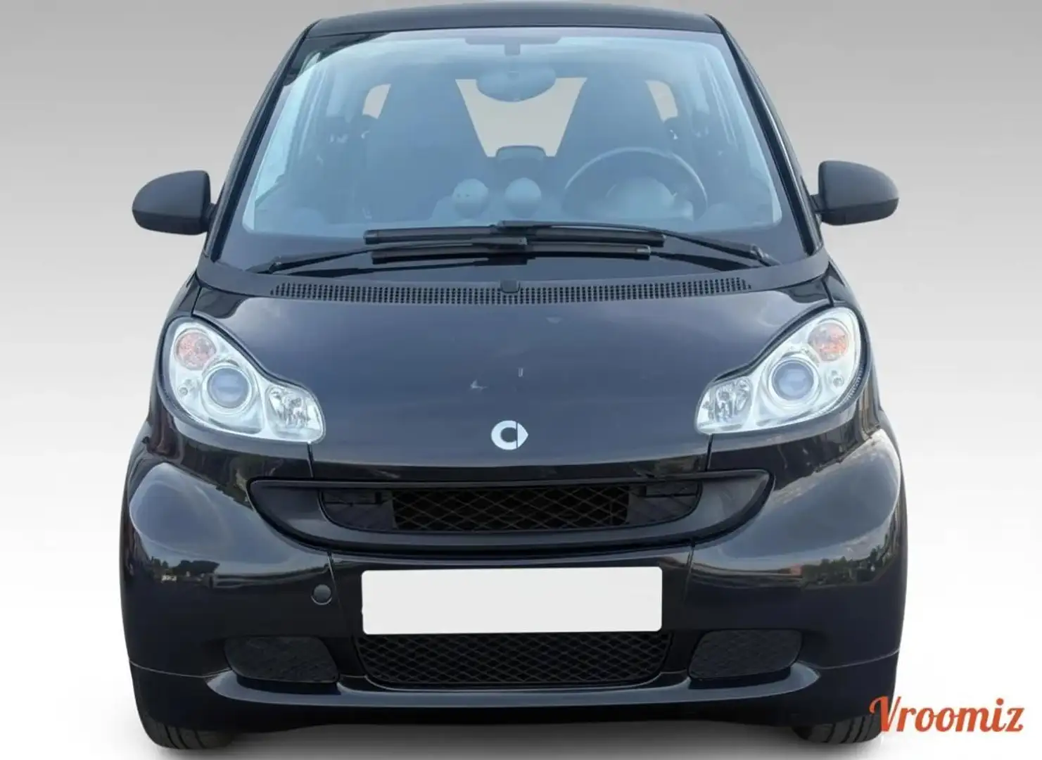 smart forTwo 1.0i 71ch (4 cv) Semi automatique 3 Portes Noir mhd Passion Softouch %2BCLIM %2B2011 Noir - 2