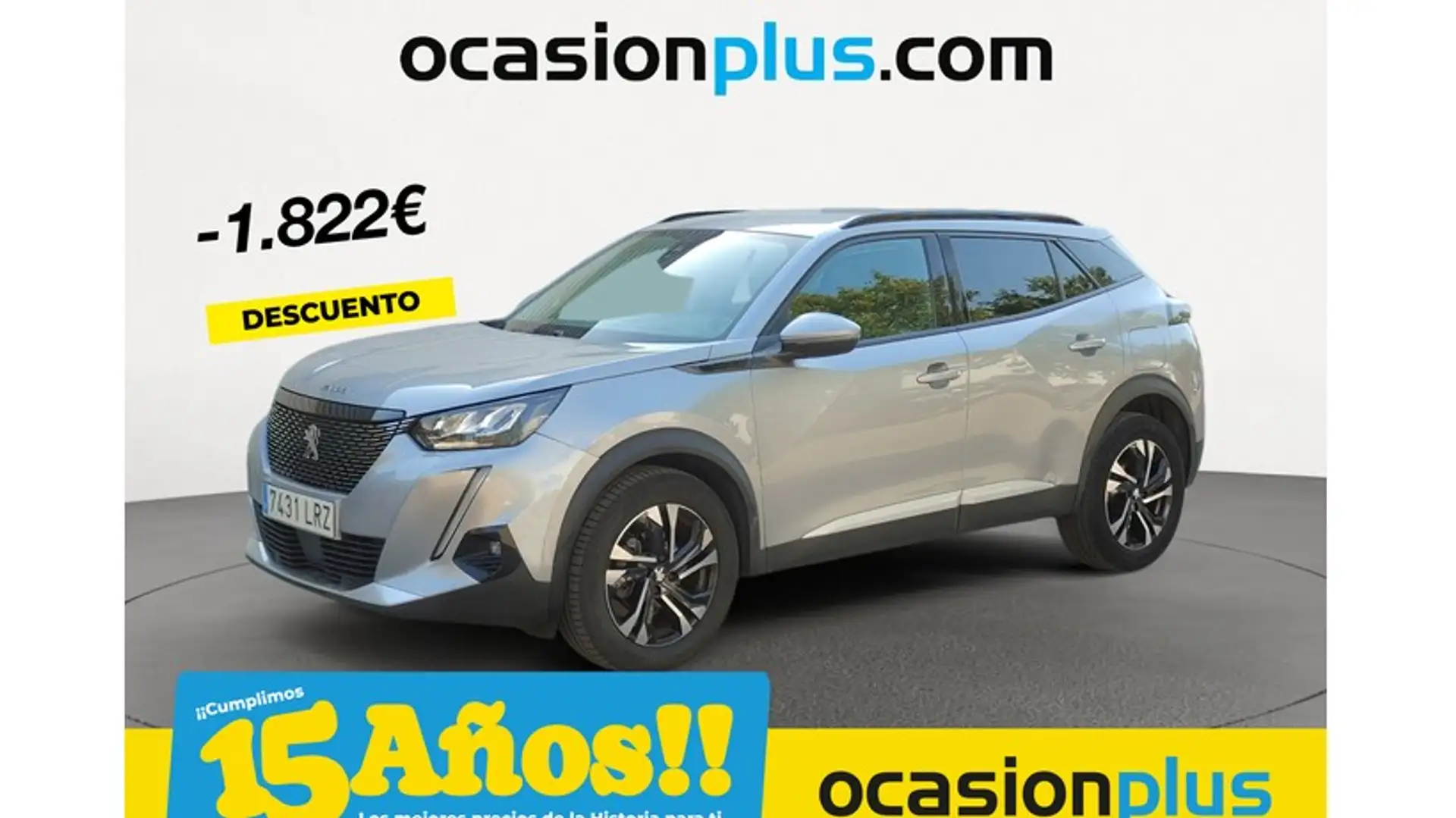 Peugeot 2008 1.2 PureTech S&S Allure Pack 130 Gris - 1