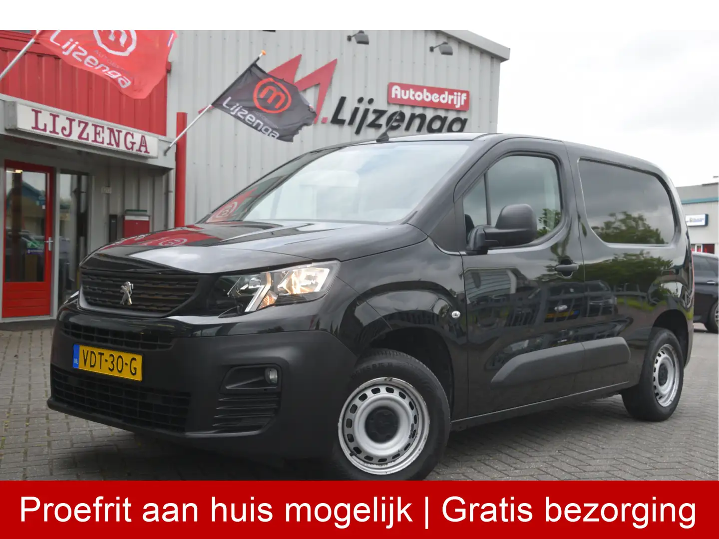Peugeot Partner 1.5 BlueHDI Premium Airco | Cruise | radio/CD | Bl Noir - 1