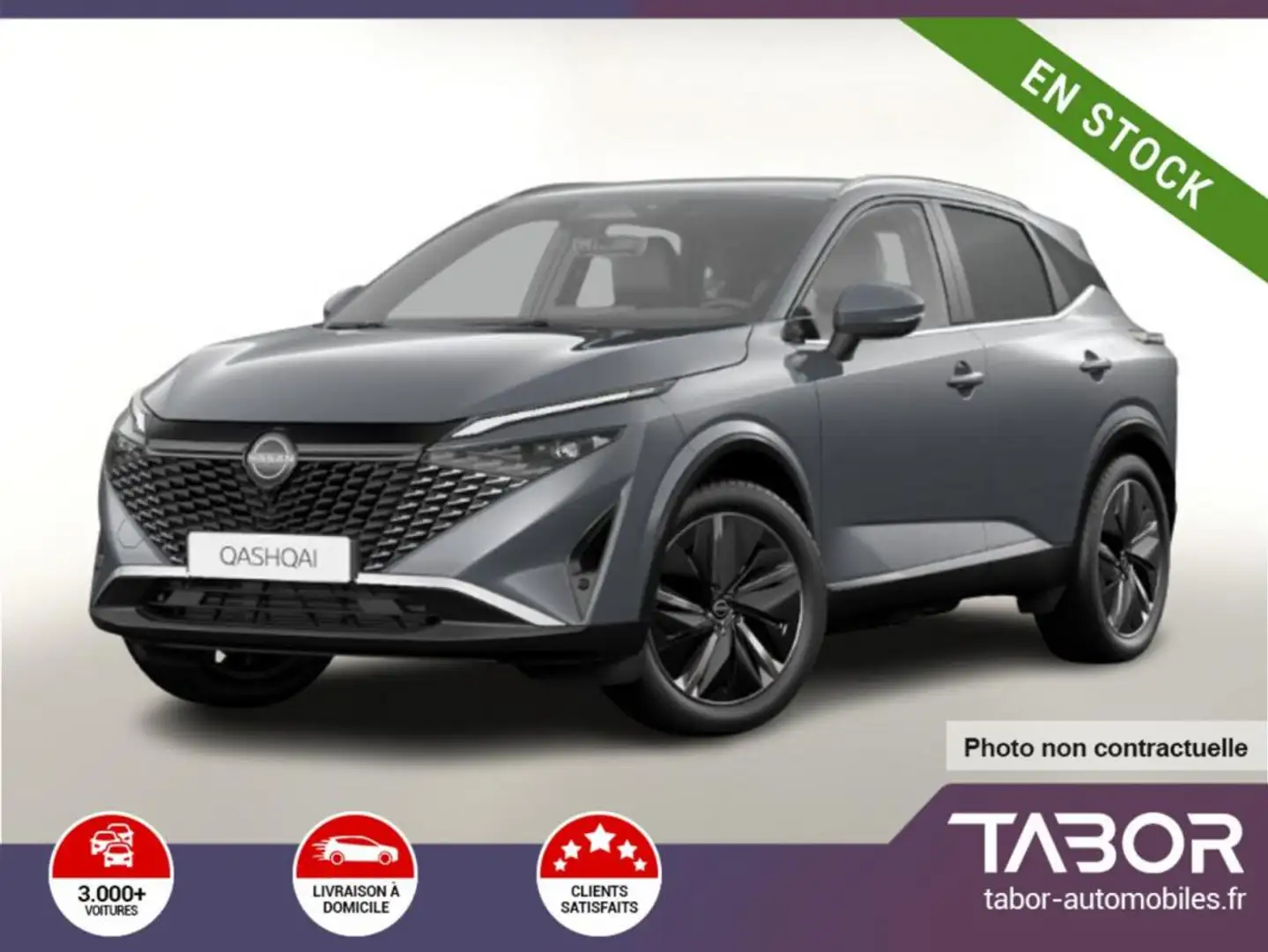 Nissan Qashqai MHEV CVT 158 Tekna Pano HUD LED Gris - 1