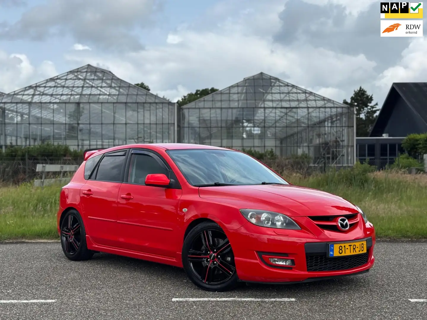 Mazda 3 2.3 Turbo MPS 300 PK! Xenon | Airco | Cruise | BOS Rojo - 1