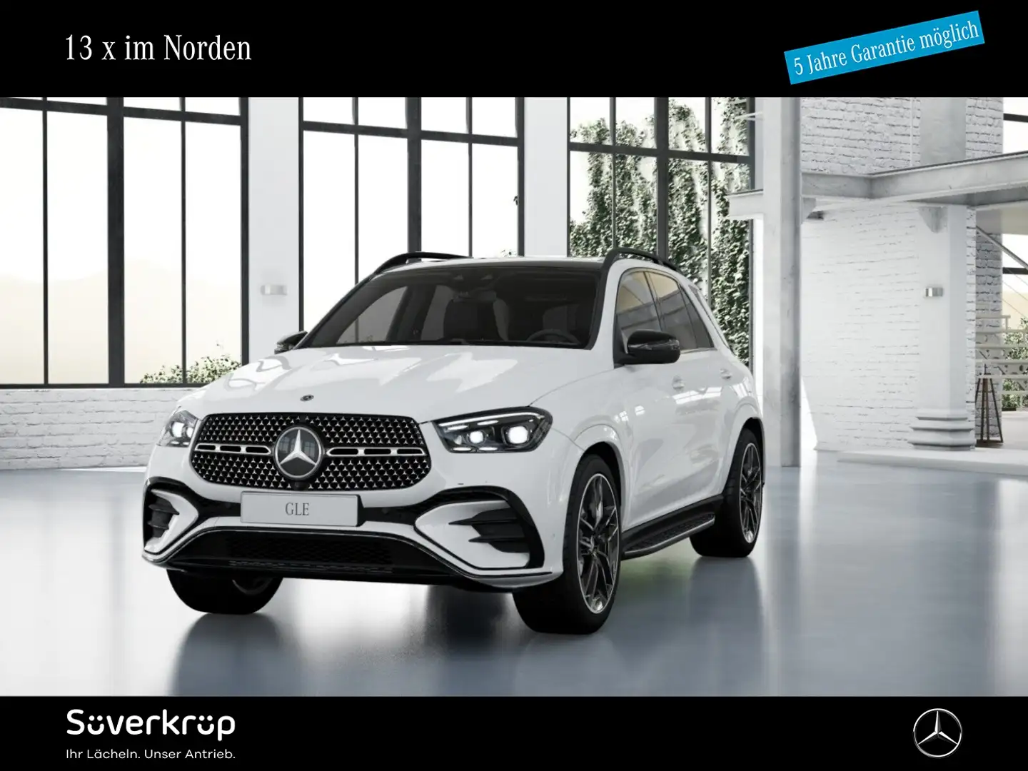 Mercedes-Benz GLE 350 de 4M mit EQ Hybrid Technologie BURM Weiß - 2