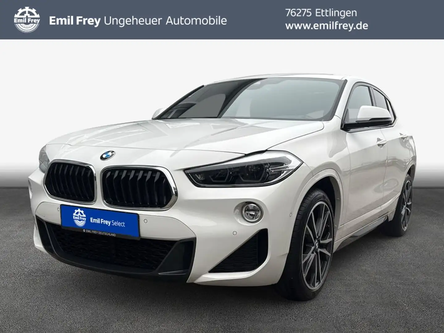 BMW X2 sDrive18i Aut. M Sport LED Panorama Navi Weiß - 1