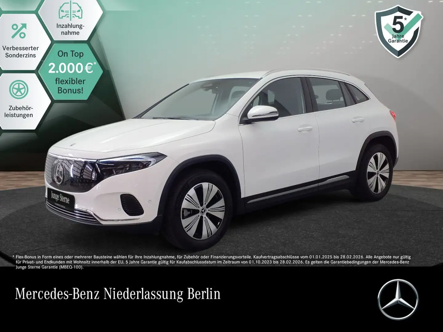 Mercedes-Benz EQA 300 4M PROG+ADVANCED+KAMERA+SPUR Fehér - 1