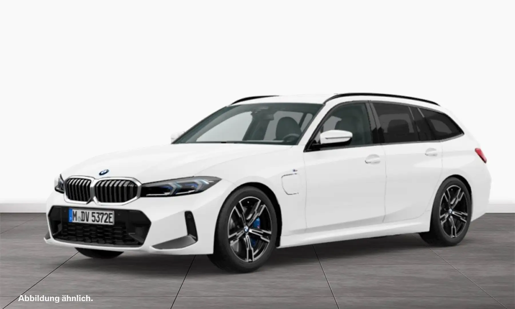 BMW 330 e Touring*410,92€netto*M Sportpaket*HiFi*AHK*LED*D Blanc - 1