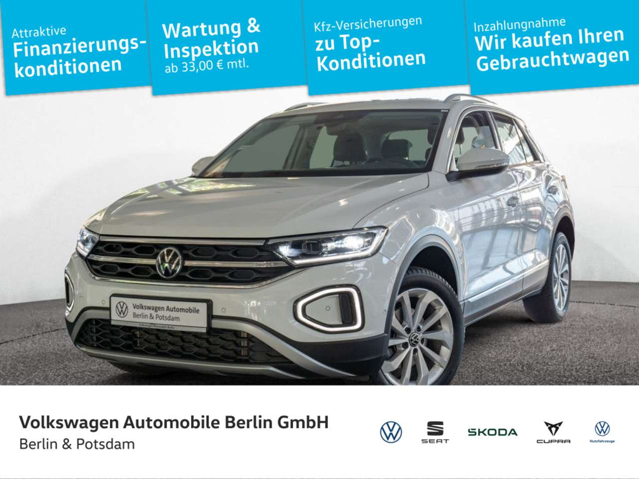 Volkswagen T-Roc — Volkswagen T-Roc 1.5 TSI DSG Style APP LED-Plus Park-Lenk