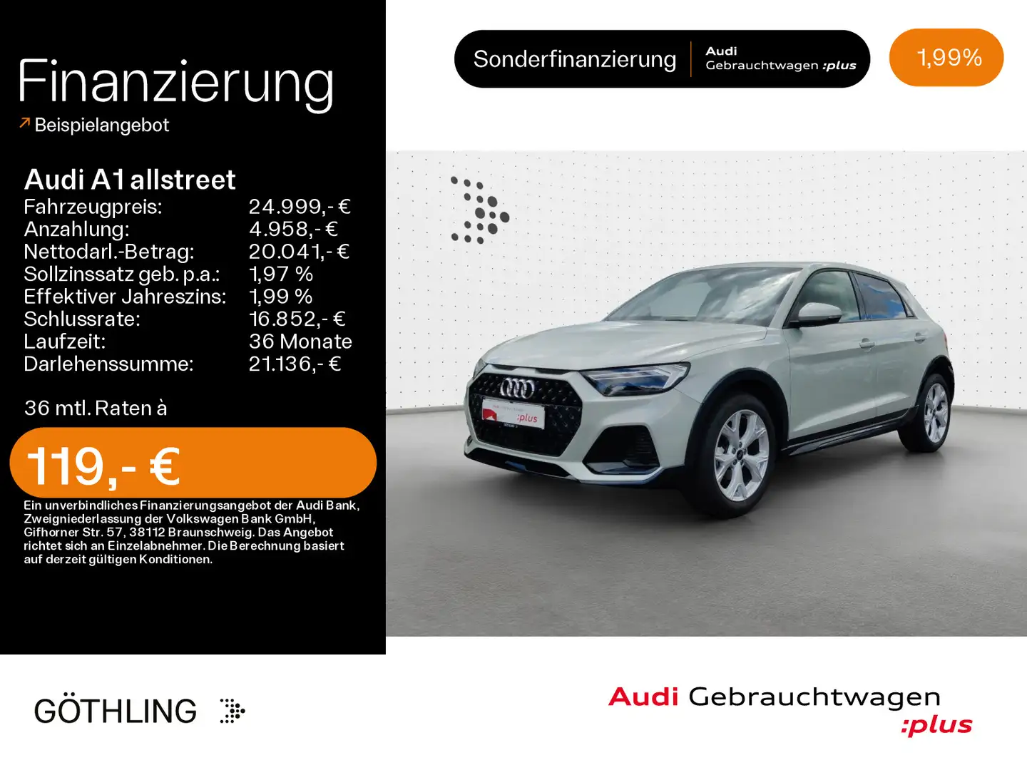 Audi A1 30 TFSI S tro*LED*Virtual*Navi+*Tei Argent - 1