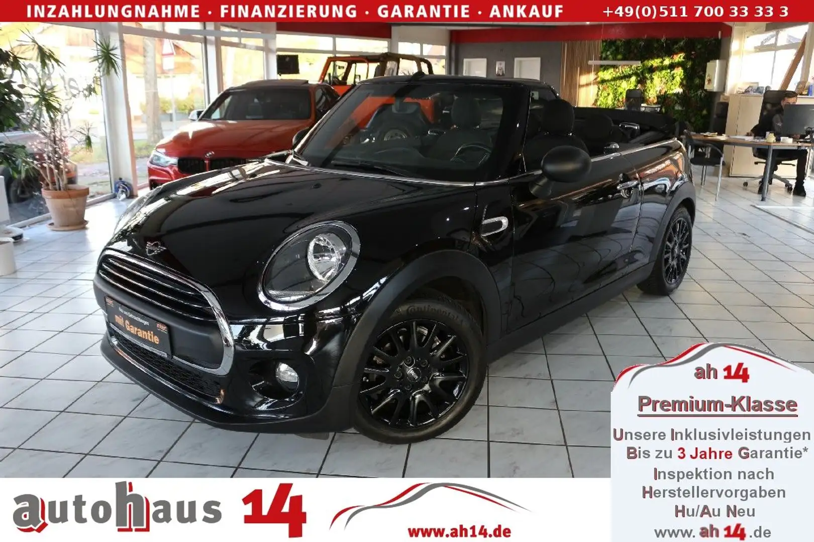 MINI One Cabrio - Sitzheizung-Klima-Visual-PDC-Garan Schwarz - 1