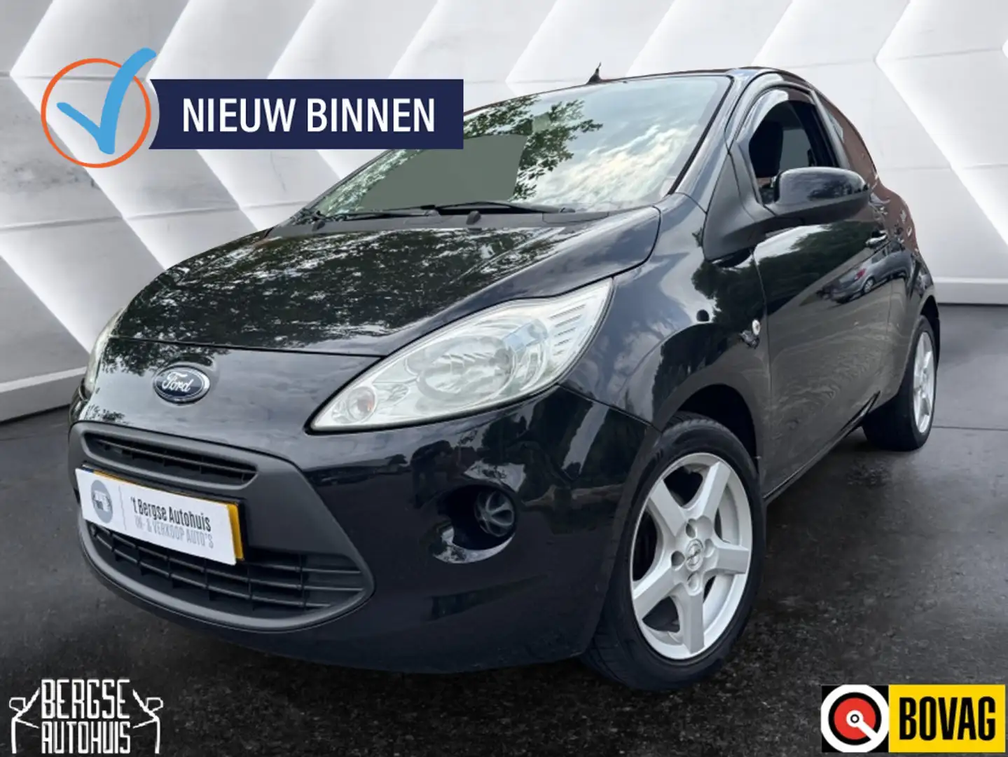 Ford Ka/Ka+ 1.2 Cool & Sound s/s Airco Aux Lmv Nap Negro - 1