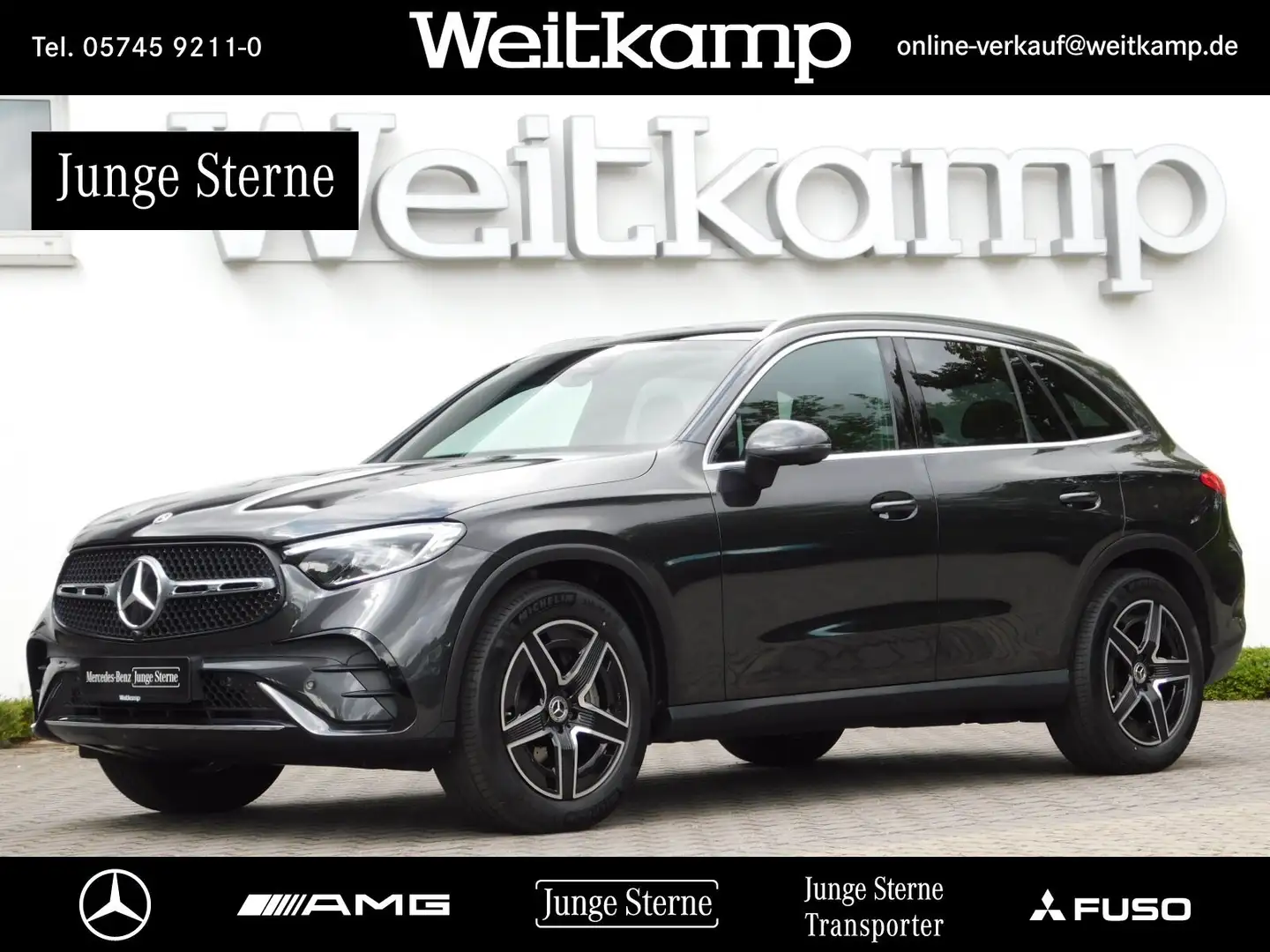 Mercedes-Benz GLC 220 GLC 220 d 4M AMG+AHK+Kamera+Panorama+Memory+Totw Grau - 1