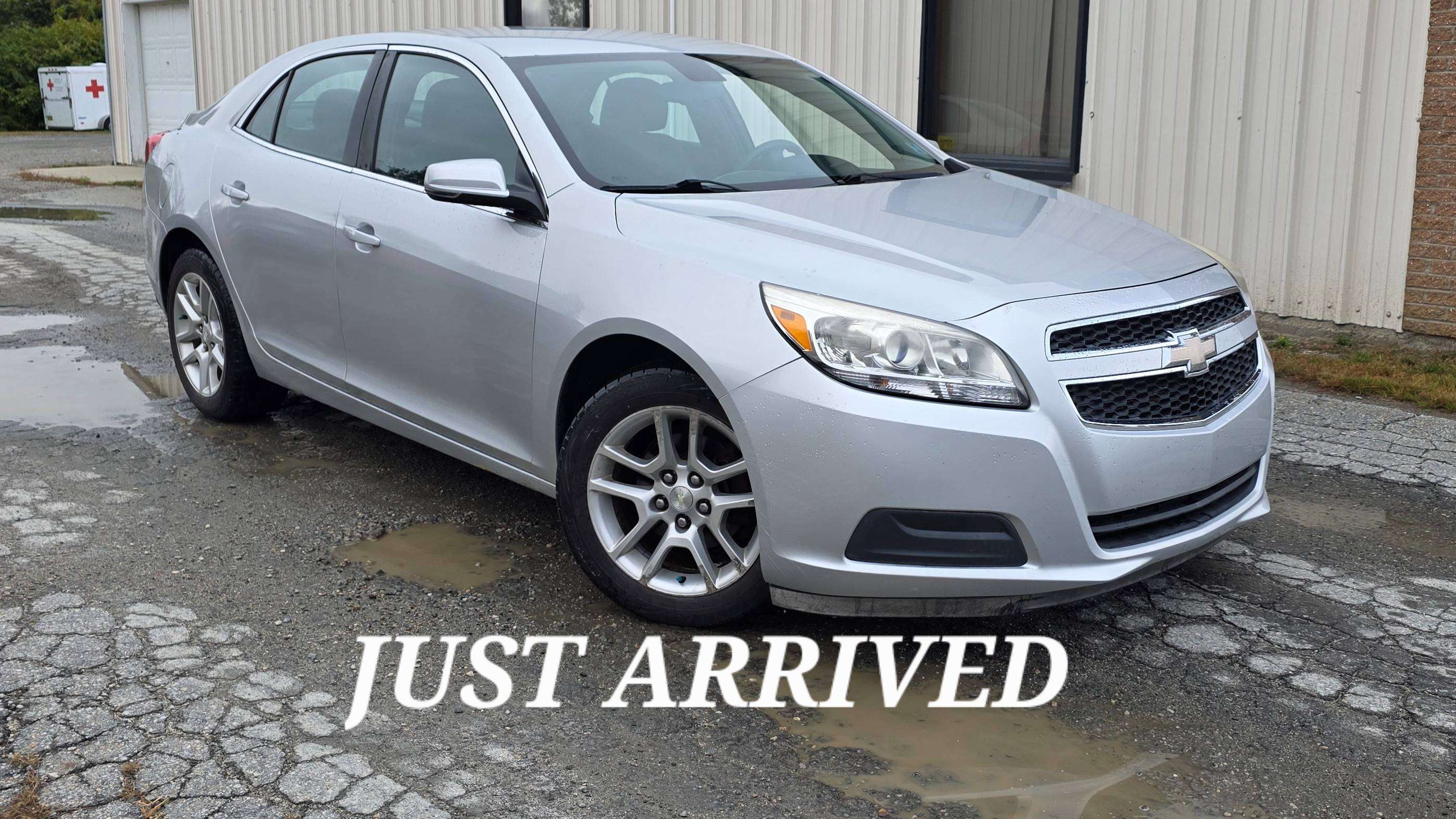Silver 2013 Chevrolet Malibu Sedan Front-Wheel Drive Automatic