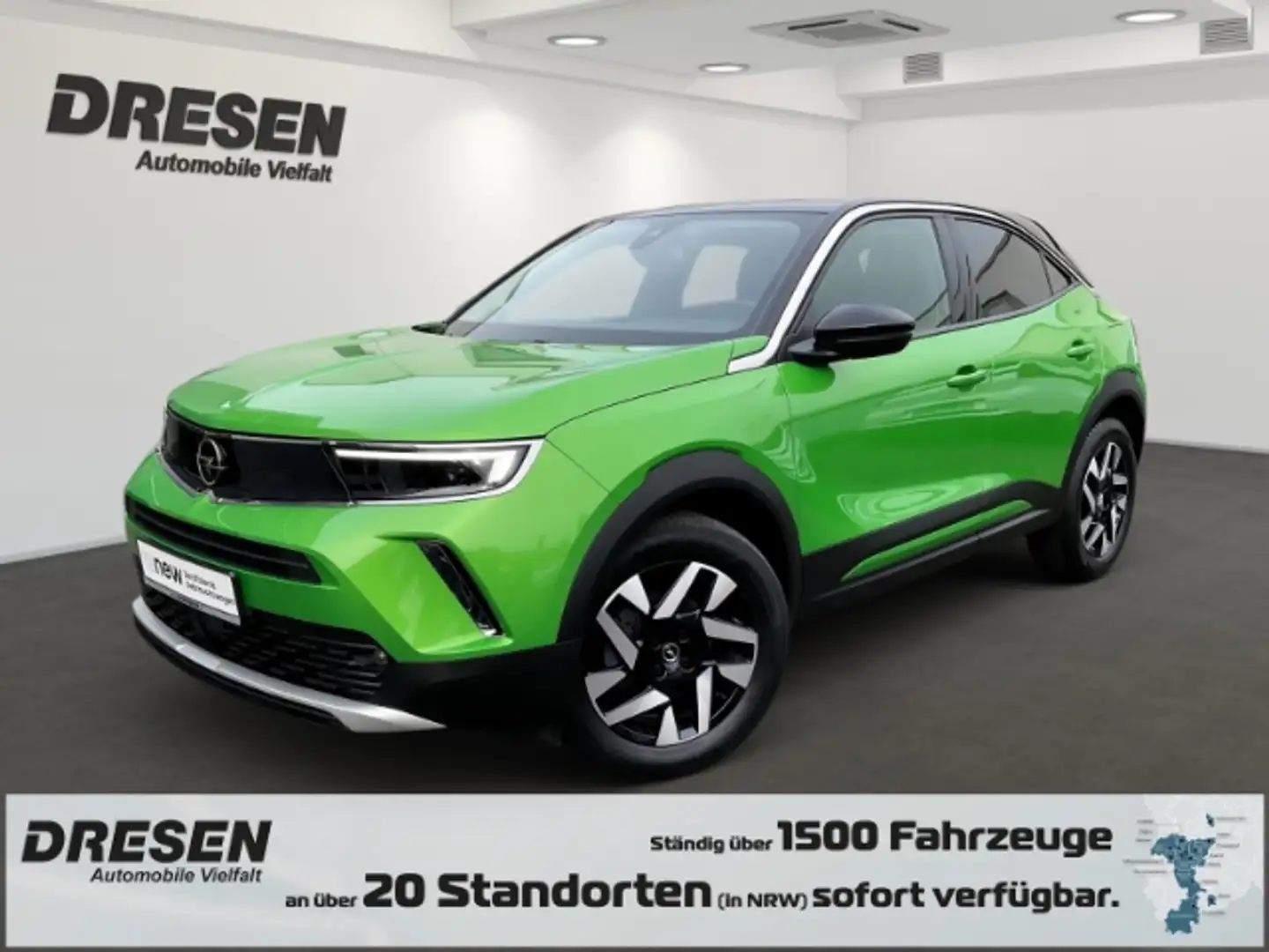 Opel Mokka Elegance 1.2 Direct Injection Turbo ALLWETTERREIFE Groen - 1