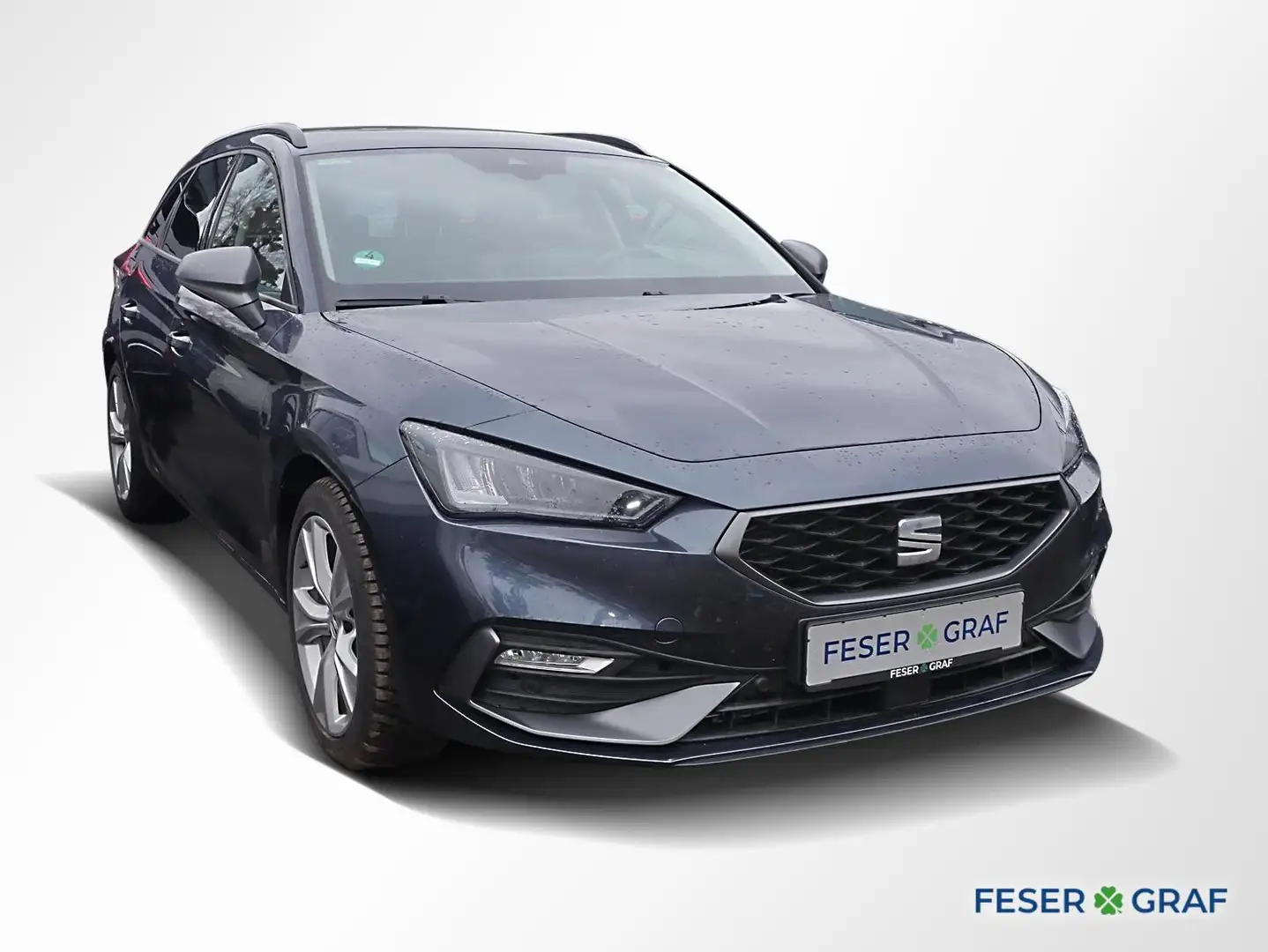 SEAT Leon Sportstourer 1.5 eTSI FR DSG ACC Navi RüKa Grau - 2