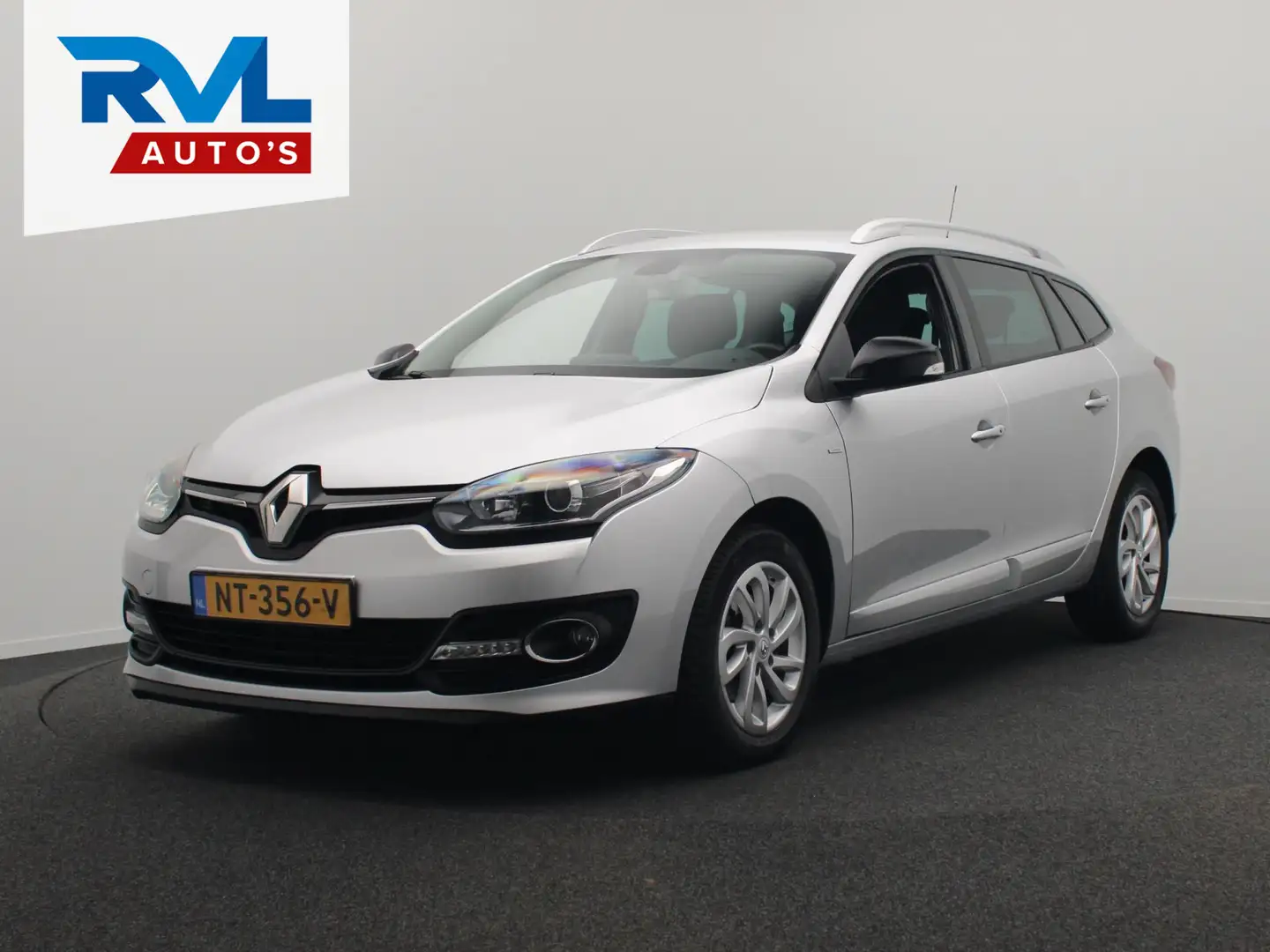 Renault Megane Estate 1.5 dCi Limited Navigatie Climate Cruise Ke Grijs - 1