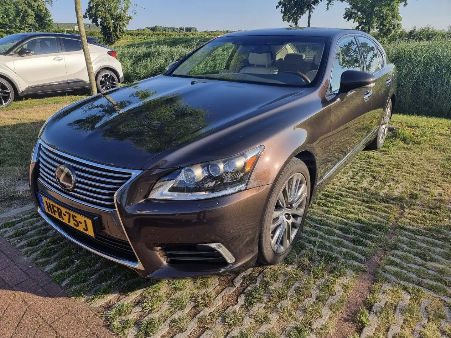 Lexus LS 600 LS600h President Line 5.0 V8 Hybrid AWD Brun - 1