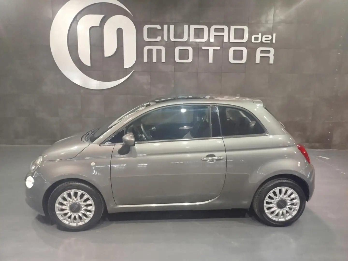 Fiat 500 1.2 Lounge Gris - 1