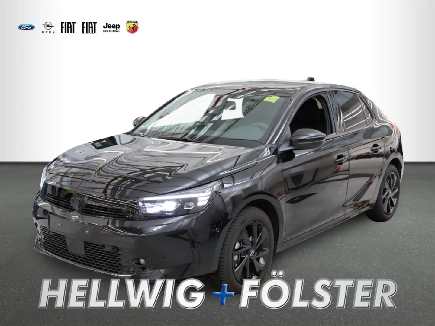 Opel Corsa F GS 1.2 T Automatik Pano-Dach Navi AHK SHZ Zwart - 1