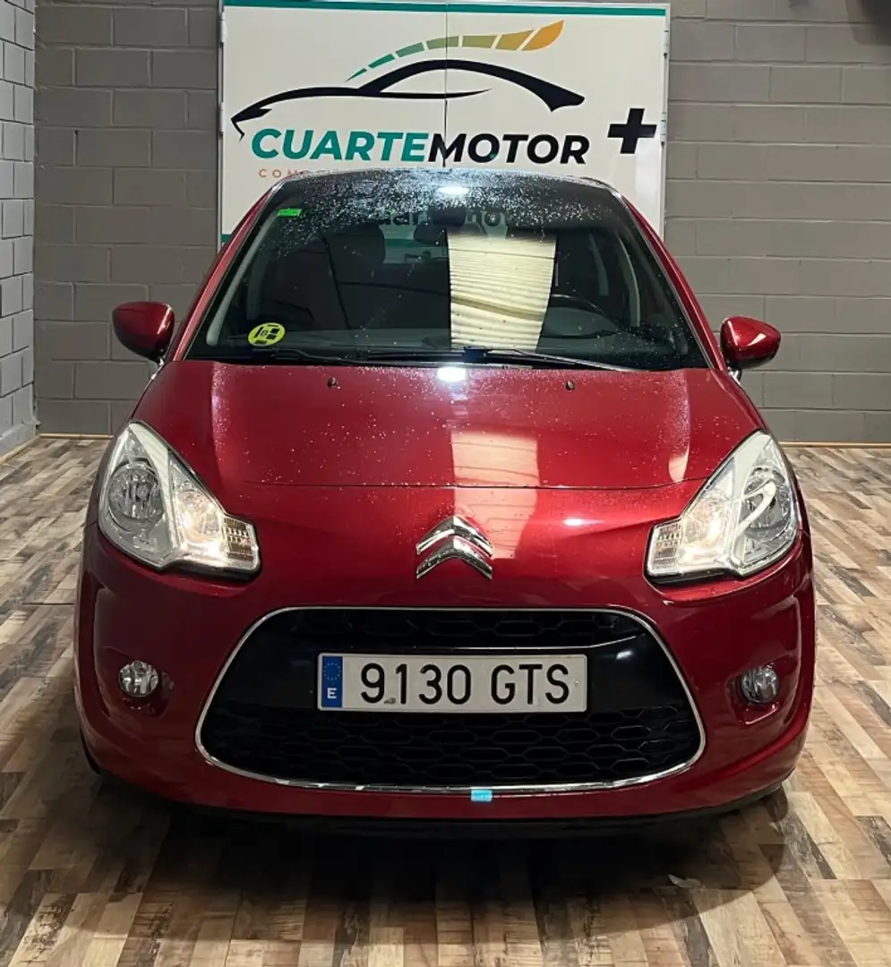 Citroen C3 1.6HDi Exclusive 90 Rojo - 2