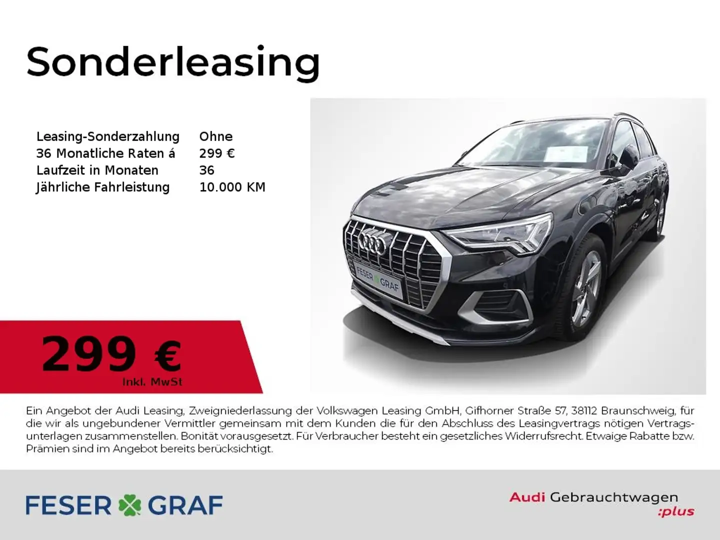 Audi Q3 35 TFSI S tronic advanced LED Navi RüKa Sitzh. Schwarz - 1