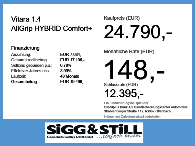 Suzuki Vitara 1.4 AllGrip HYBRID Comfort+ PANO*LED*ACC*CAM — photo 4