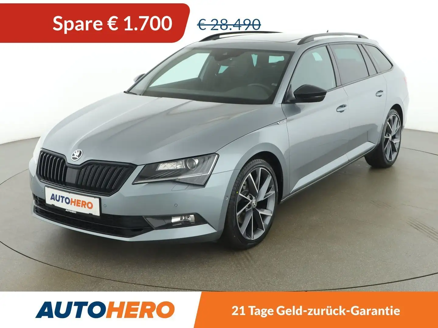 Skoda Superb 2.0 TDI SportLine 4x4 Grau - 1