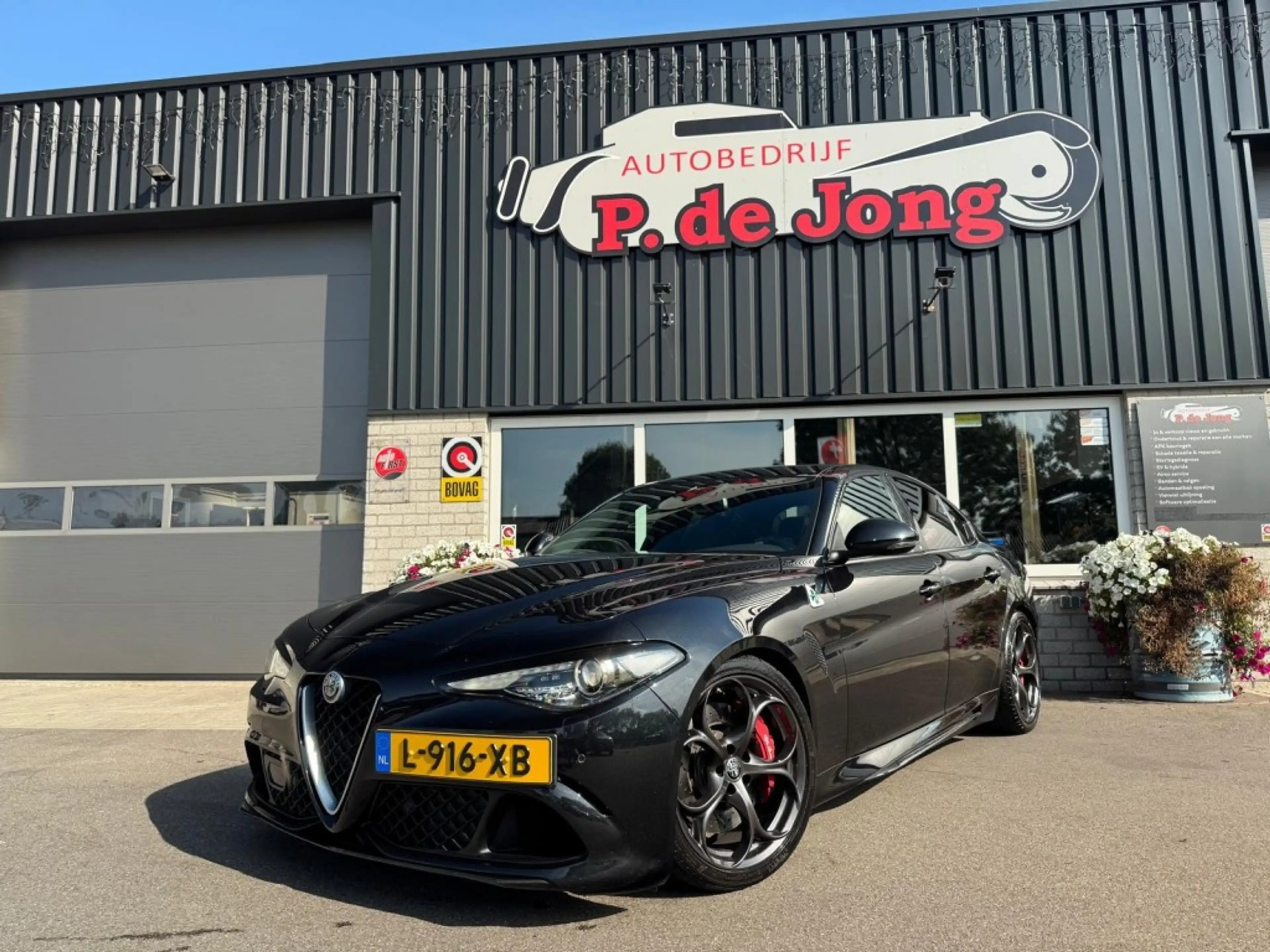 Alfa Romeo Giulia 2.9 V6 QUADRIFOGLIO Carbon pakket Sparco kuipstoel