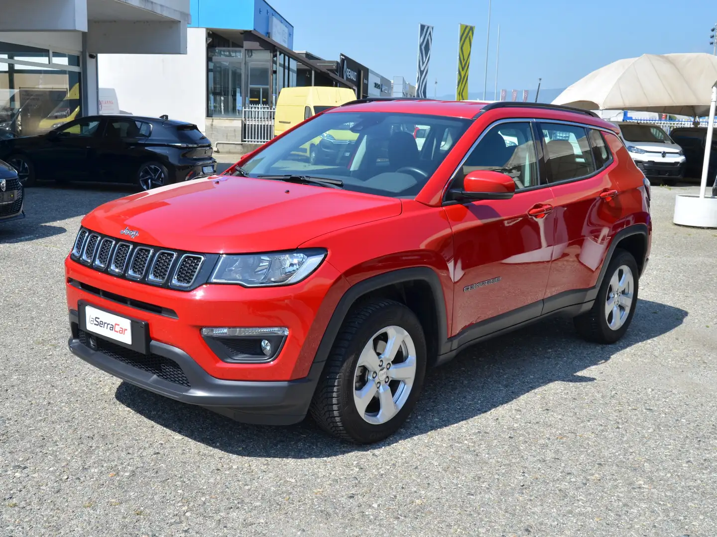 Jeep Compass Compass 2.0 mjt Longitude 4wd 140cv auto my19 Rosso - 2