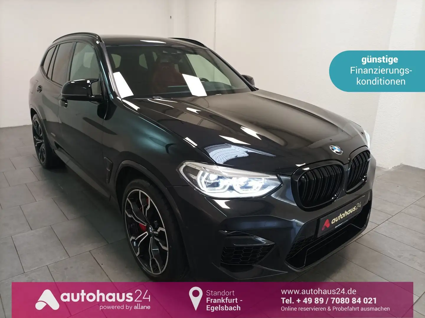 BMW X3 M xDrive Competition AHK|Navi|Lenkr & Sitzhzg Noir - 1