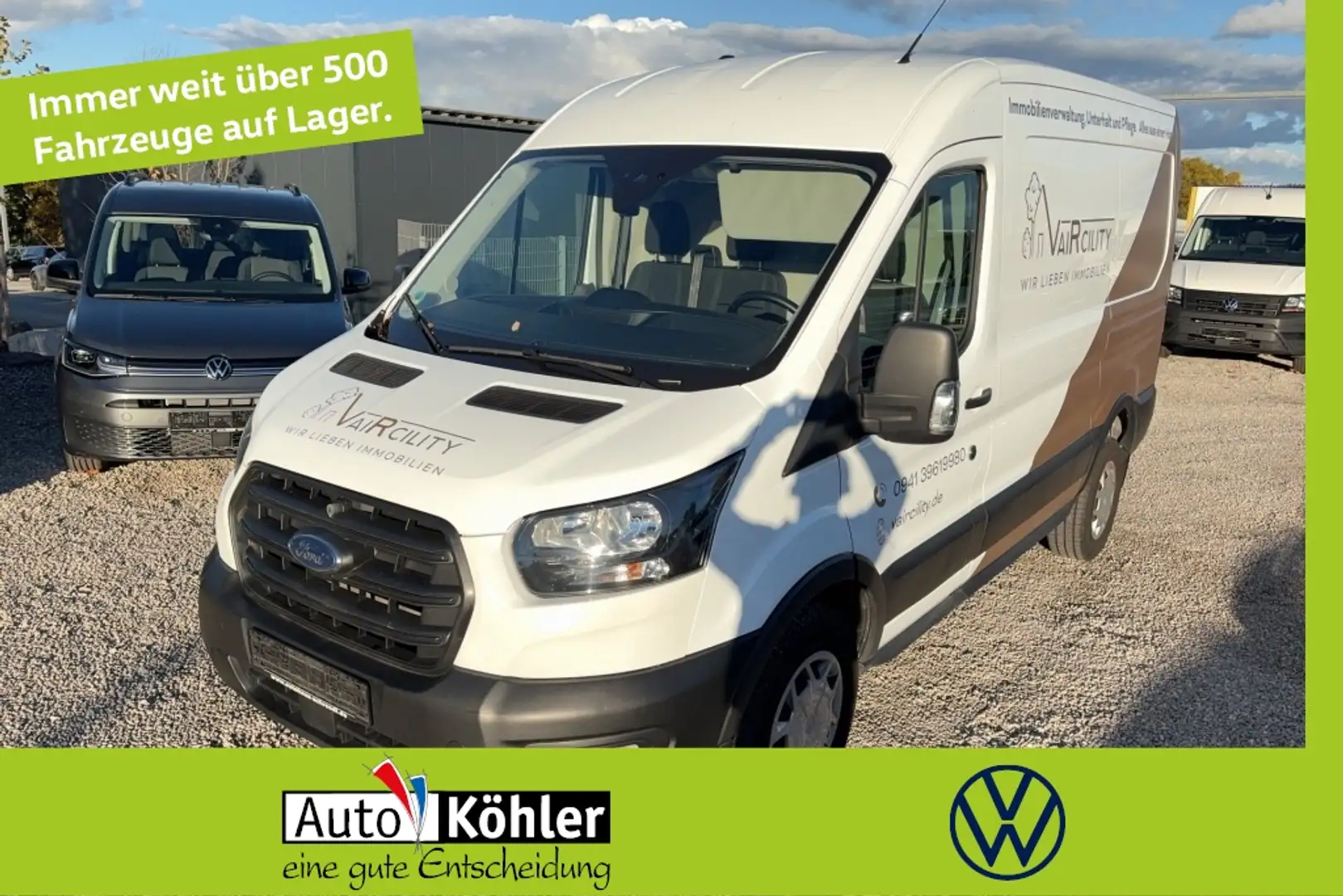 Ford Transit FT 350  DPF L2 / H2 nur Gewerbe/Exp. Weiß - 1