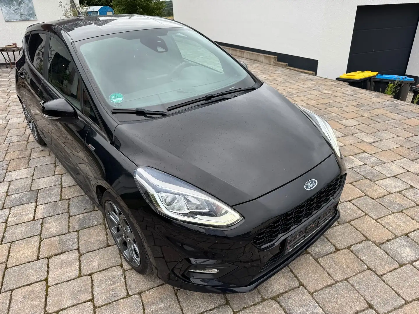 Ford Fiesta ST-Line X 1.0 EcoBoost 1.Hand Scheckheft Schwarz - 2