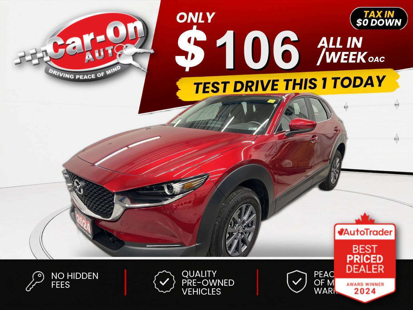 Red 2024 Mazda CX-30 SUV / Crossover Automatic