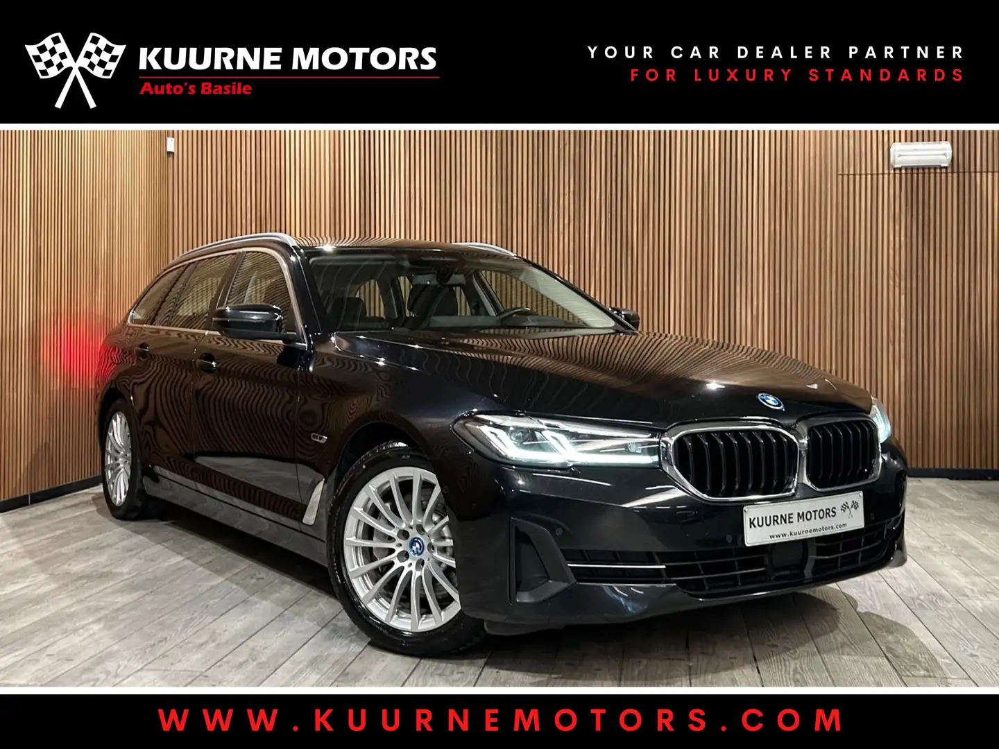 BMW 530 e Touring Alu18"/Acc/ComfZet/Cam360 *1j garantie* Noir - 1