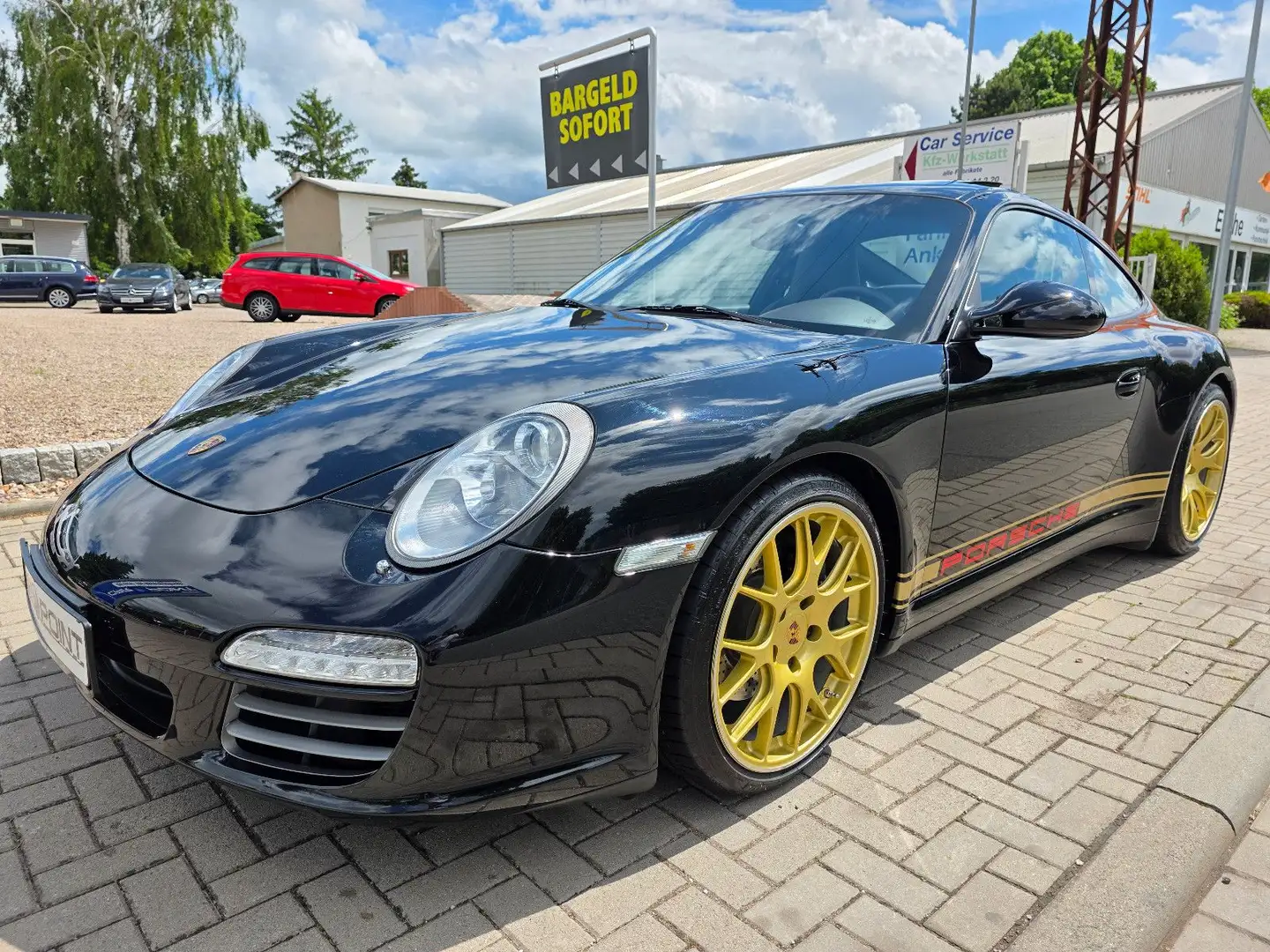 Porsche 997 Carrera 4 Coupe/911, Leder, Schiebedach Černá - 2